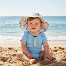 Load image into Gallery viewer, Flap Happy UPF50+ Floppy Summer Sun Hat: Mermaid Friends