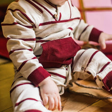 Load image into Gallery viewer, Shawl Collar Jumpsuit: 0-3M