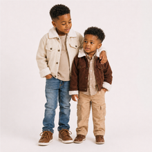 Load image into Gallery viewer, Sherpa Collar Coffee Brown Corduroy Jacket