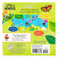 Load image into Gallery viewer, Little Wonders: Bugs   Interactive Board Book