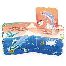 Load image into Gallery viewer, Babies in the Ocean Lift-a-Flap Board Book