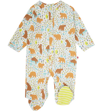 Load image into Gallery viewer, Piccalilly Baby Bear Footed Sleeper