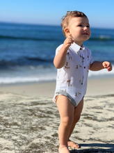 Load image into Gallery viewer, Me & Henry Onesie Boy and Dog