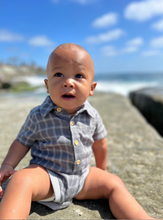 Load image into Gallery viewer, Me & Henry Herford Grey Bodysuit