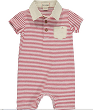 Load image into Gallery viewer, Me & Henry Saltash Red Romper