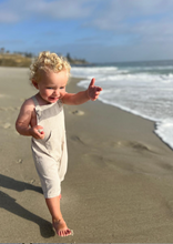 Load image into Gallery viewer, Me & Henry Ahoy Beige Overalls