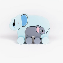 Load image into Gallery viewer, Big Little Roller Elephant