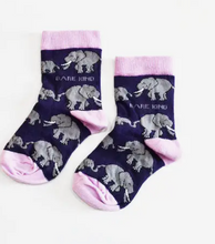 Load image into Gallery viewer, Bare Kind Socks Elephants