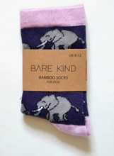Load image into Gallery viewer, Bare Kind Socks Elephants