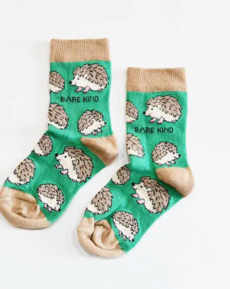 Bare Kind Socks Hedgehogs