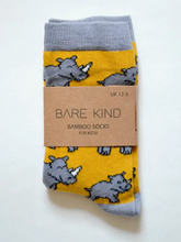 Load image into Gallery viewer, Bare Kind Socks Rhinos