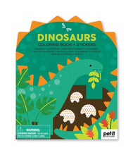 Load image into Gallery viewer, Coloring Book With Stickers: Dinosaurs
