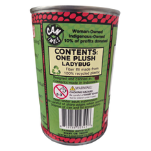 Load image into Gallery viewer, Canned Ladybug - Bug Insect Plush Gift in Can w/Jokes: Pop Top Lid

