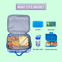 Load image into Gallery viewer, Trains Planes and Trucks Lunch Box
