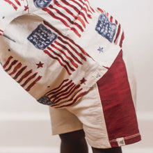 Load image into Gallery viewer, American Flag Boy Tee &amp; Shorts Set
