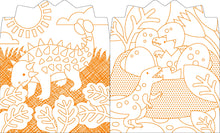 Load image into Gallery viewer, Coloring Book With Stickers: Dinosaurs
