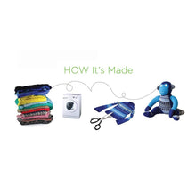 Load image into Gallery viewer, Giraffe Puppet | Reclaimed Wool: 12 inch height (30.5 cm).
