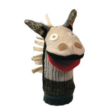 Load image into Gallery viewer, Horse Puppet | Reclaimed Wool: 12 inch height (30.5 cm).
