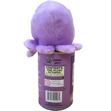 Load image into Gallery viewer, Inky the Canned Octopus - Eco-Friendly Plush w/Jokes: Pop Top Lid
