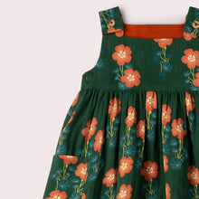 Load image into Gallery viewer, LGR Orange Blooms Reversible Pinny Dress
