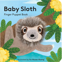 Load image into Gallery viewer, Baby Sloth Finger Puppet Book
