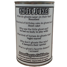 Load image into Gallery viewer, Canned Ghost- Halloween Plush Gift in Can: Pop Top Lid
