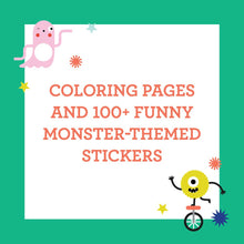 Load image into Gallery viewer, Coloring Book with Stickers: Monsters
