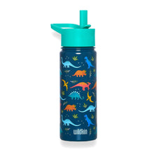 Load image into Gallery viewer, Jurassic Dinosaurs 18 oz Steel Water Bottle
