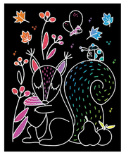 Load image into Gallery viewer, Animal Scratch Art, Fun Activities &amp; Stickers Activity Pad
