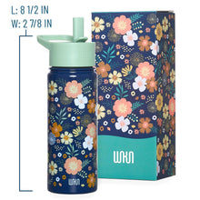 Load image into Gallery viewer, Wildflower Bloom 18 oz Steel Water Bottle
