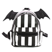 Load image into Gallery viewer, Bat Wing Striped Mini Backpack
