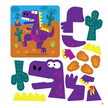 Load image into Gallery viewer, First Fun Sticker Painting: Dinosaurs - 12 Scenes to Create!
