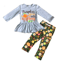Load image into Gallery viewer, AnnLoren Autumn  Shirt &amp; Floral Leggings
