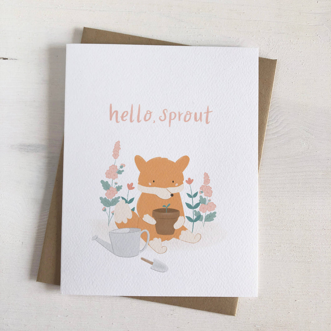 Notecard-Welcome Sprout