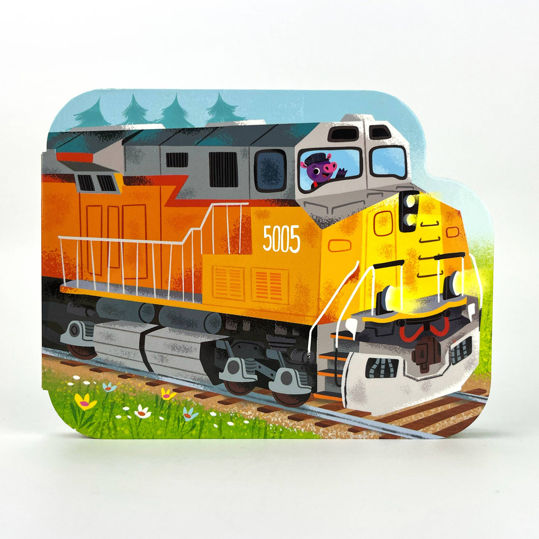 How Freight Trains Work Vehicle Shaped Board Book