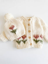 Load image into Gallery viewer, Tulip Flower Cardigan Baby Kid Fall Spring Sweater Apparel: XS; 6-12M
