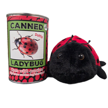 Load image into Gallery viewer, Canned Ladybug - Bug Insect Plush Gift in Can w/Jokes: Pop Top Lid
