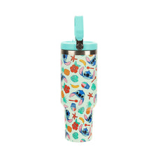 Load image into Gallery viewer, Tropical Stitch Print 40 Oz Stainless Steel Water Bottle

