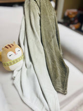 Load image into Gallery viewer, Sage Ombre Fleece Throw
