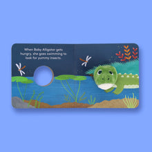 Load image into Gallery viewer, Baby Alligator: Finger Puppet Book
