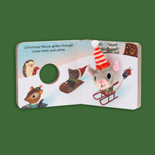 Load image into Gallery viewer, Christmas Mouse: Finger Puppet Book
