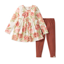Load image into Gallery viewer, Burt's Baby Autumn Rose Tunic Set
