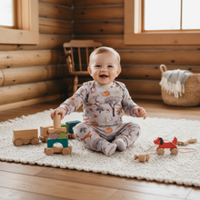 Load image into Gallery viewer, Tesa Babe Forest Frolic Baby Romper - Soft Bamboo
