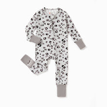 Load image into Gallery viewer, Organic Cotton Pink &amp; Black Leopard Print Zippy
