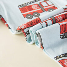 Load image into Gallery viewer, Bon Bebe Bamboo Fire Engine Pajama Set
