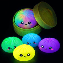 Load image into Gallery viewer, 4" Mystery Squishy Dumpling - Glow in the Dark

