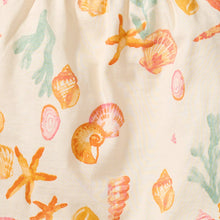 Load image into Gallery viewer, Starfish &amp; Shells Organic Girl Romper
