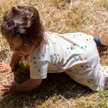 Load image into Gallery viewer, LGR Rainbow Balloons Organic Summer Romper
