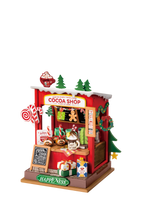 Load image into Gallery viewer, DS042 Rolife Cocoa Shop Xmas DIY House
