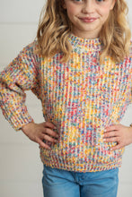 Load image into Gallery viewer, Oopsie Daisy Rainbow Confetti Crew Neck Sweater
